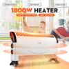 220V 1800W Electric Heater Home Bath Thermostatic Heater Warmer Fan 3 Level Adjustable&Stepless Intelligent Heating Wire Heater