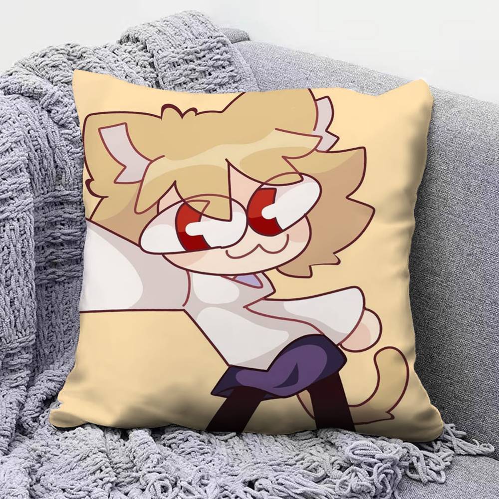 Memes Engraçados de Gato Neko Arc Capas de Almofada para Sofá de Casa e Capas de Almofada Decorativas Personalizadas