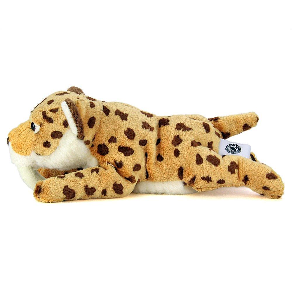 Carolata Tiger Plush Toy Realistic Animal Toy Doll Gift Present Birthday Christmas Present Saber-toothed (Nestling Series/Soft Touch) (Twice Tested) /