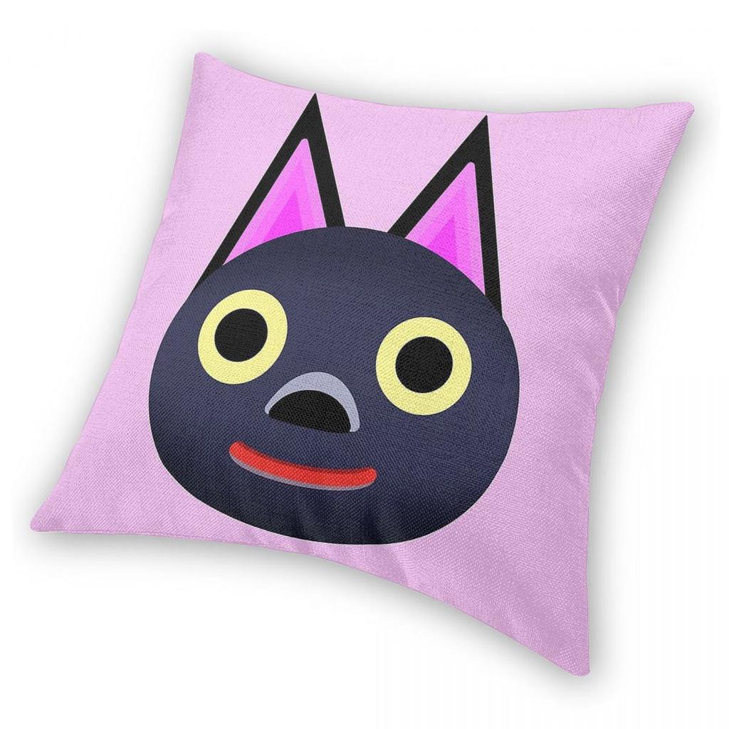 Kiki Square Pillowcase Polyester Linen Velvet Pattern Zip Decorative Pillow Case Home Cushion Case