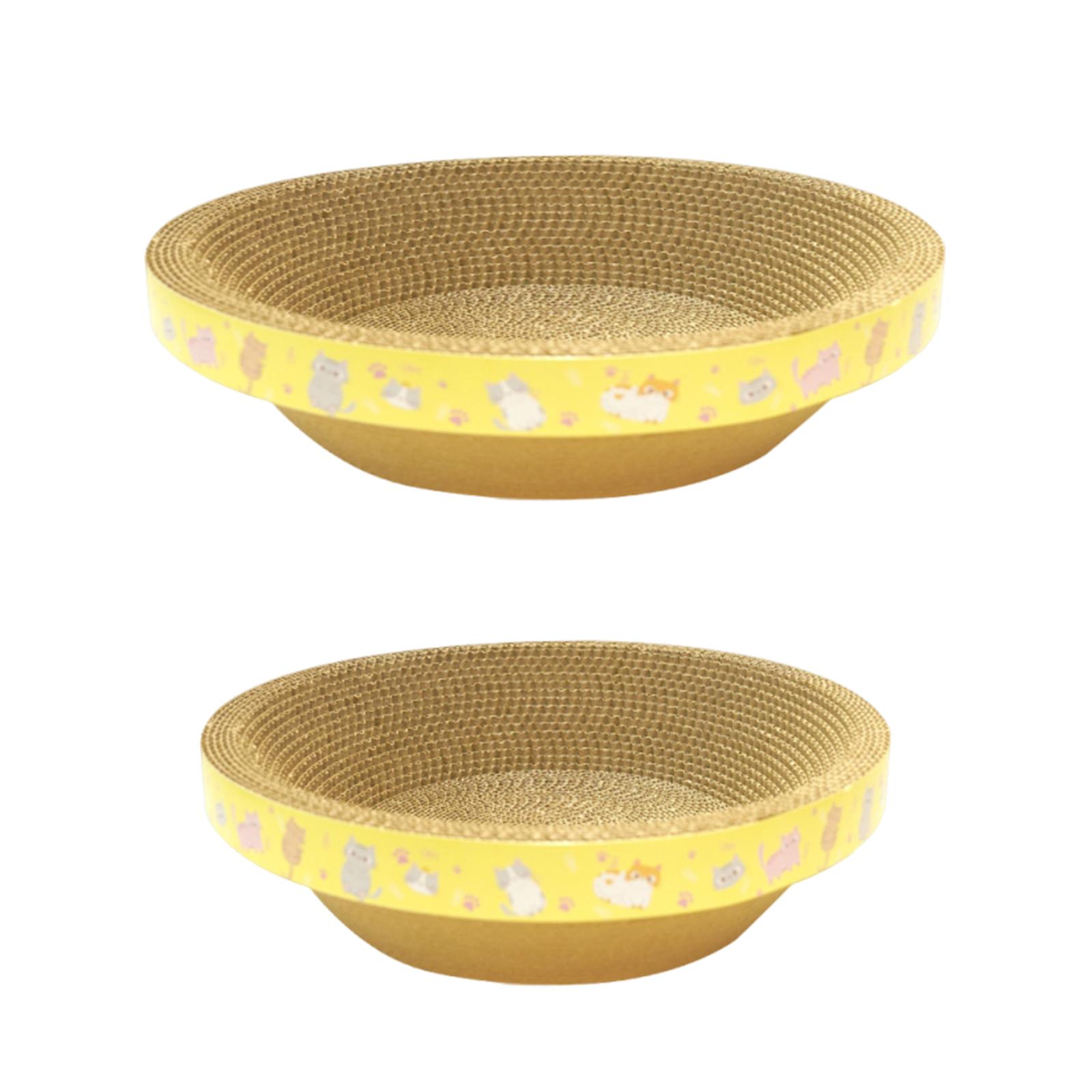 

Круглая картонная когтеточка-кровать для маленьких, средних и больших кошек, коврик, защита мебели, доска для царапания, игровые товары для домашних животных, отдых S