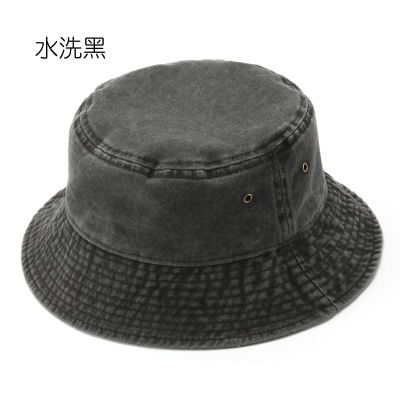 Bucket Hat Cotton Washed Denim Basin Hat Sun Protection Sunshade Sports Leisure Versatile Couple Sun Hat
