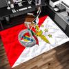 1pc Sport Lisboa e Benfica Print Area Rug - Soft,Washable Non-Slip Indoor Mat for Office Chairs,Living Room,Home Office Decorative Rug