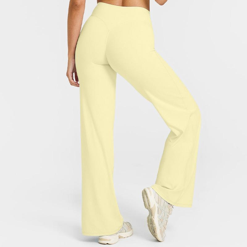 Women's Mid-Waist Super Soft Straight-Leg Yoga Pants