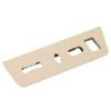 Driver Seat Switch Panel 4 Holes 9L3Z 14A706 MA Seat Adjustment Housing Replacement for Ford 2009‑2014 Beige