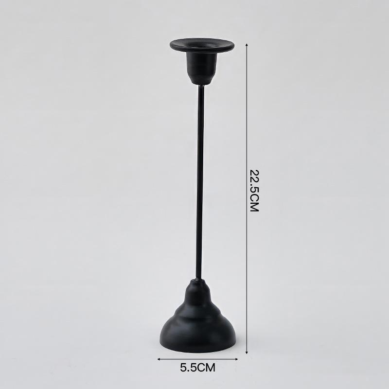 Candlelight Dinner Candle PropsTable Ornaments Living Room Ironwork Decoration Candlestick Ornaments