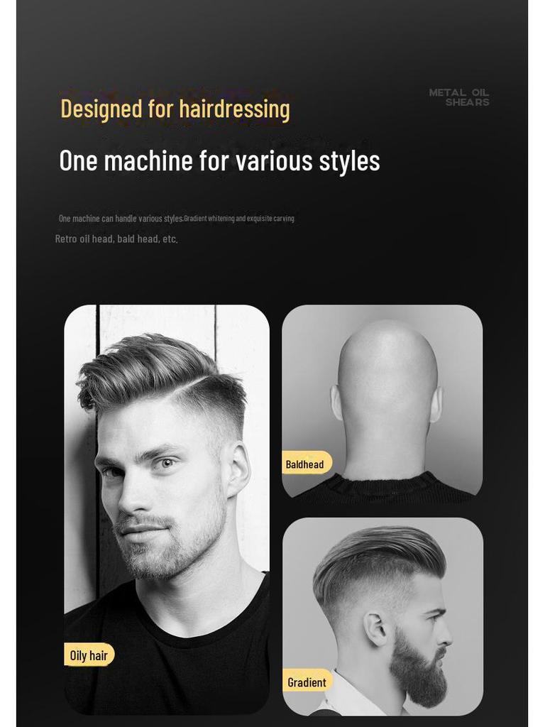 Retro Multifunctional TYPE-C Fast Charging Portable Hair Clipper