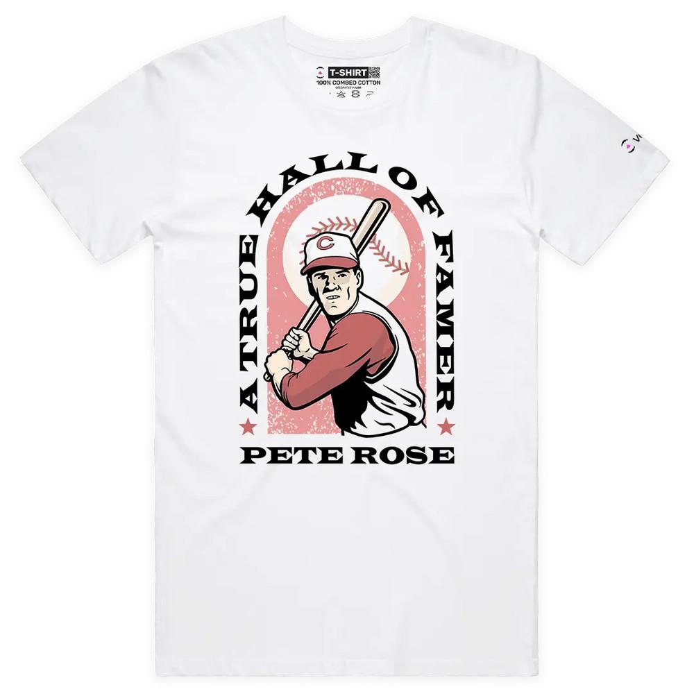 VOICEART Pete Rose Hall of Famer Sports Graphic Tee for Formula Racing Fans 3XL
