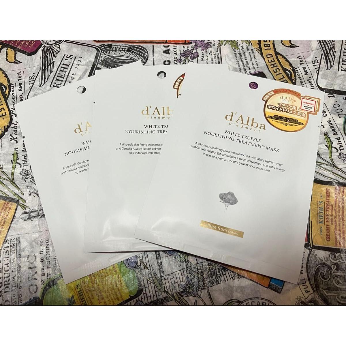 [Genuine Product] Dalba dAlba White Truffle Nourishing Treatment Mask Set of 3