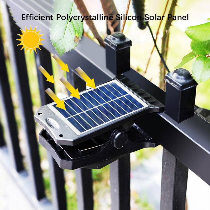 Intelligent Light Control Solar Lamp,Polycrystalline Panel,Auto-Charging by Day Auto-On at Night,PIR Motion Sensor with 3 Modes