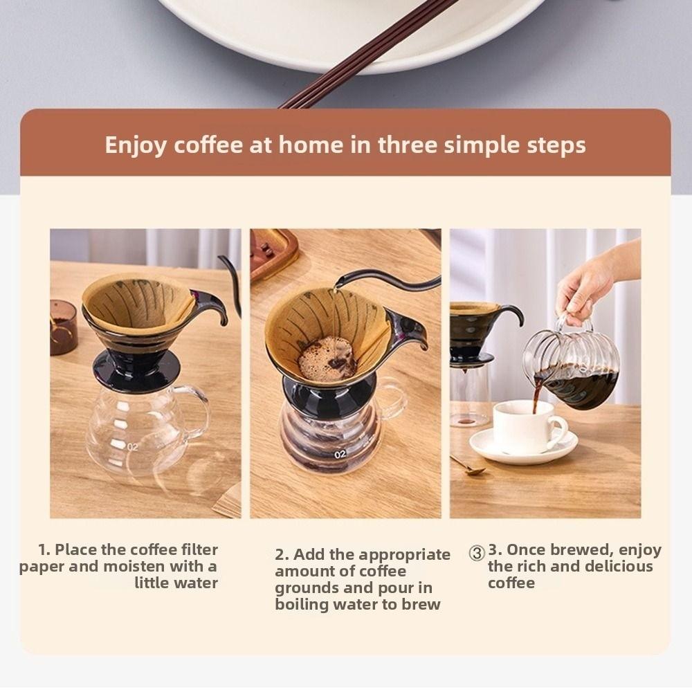 Reusable Ceramic Coffee Filter Cup V Shape Design Espresso Coffee Dripper  Coffee Making