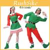 Christmas Elf Adult Cosplay Costume Couple Outfits