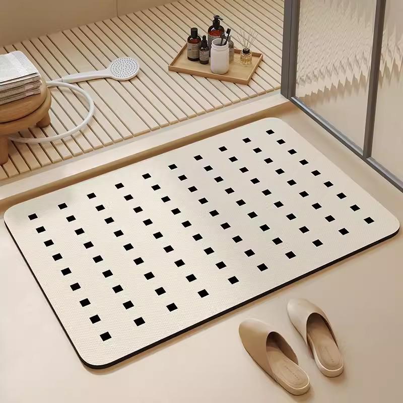 Diatomaceous Earth Quick-drying Anti-slip Water Absorbent Bathroom Door Mat