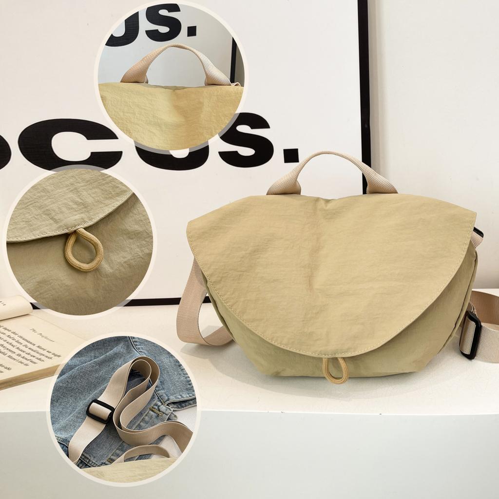 Bags Women's Fashi Dumpling Bags Commuting Crossbody Bags Versatile Canvas Bags Tote Bags Student School Bags Women's Bags Mob