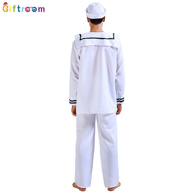 Halloween Party Costumes Adult Male Navy Female Officer Costumes Party Show Costumes