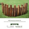 Outdoor Anticorrosive Wooden Garden Fence with Stakes