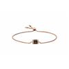 Diamond Beads Transfer Beads Stainless Steel Bracelet Women's Rose Gold Rose Gold F (fits All) In Original Bag
