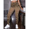 2026 Womens High-Waist Printed Yoga Leggings Casual Slim Fit Activewear Pants