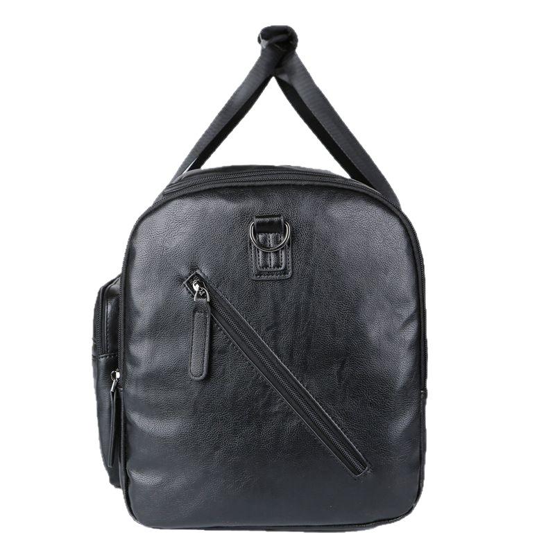 Travel Bag, Large Capacity Luggage Bag, Business Travel Single Shoulder Hand-held Crossbody Backpack, Leather Waterproof