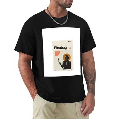 Fleabag TShirt Sweat Korean Fashion Oversizeds Mens Workout Shirts