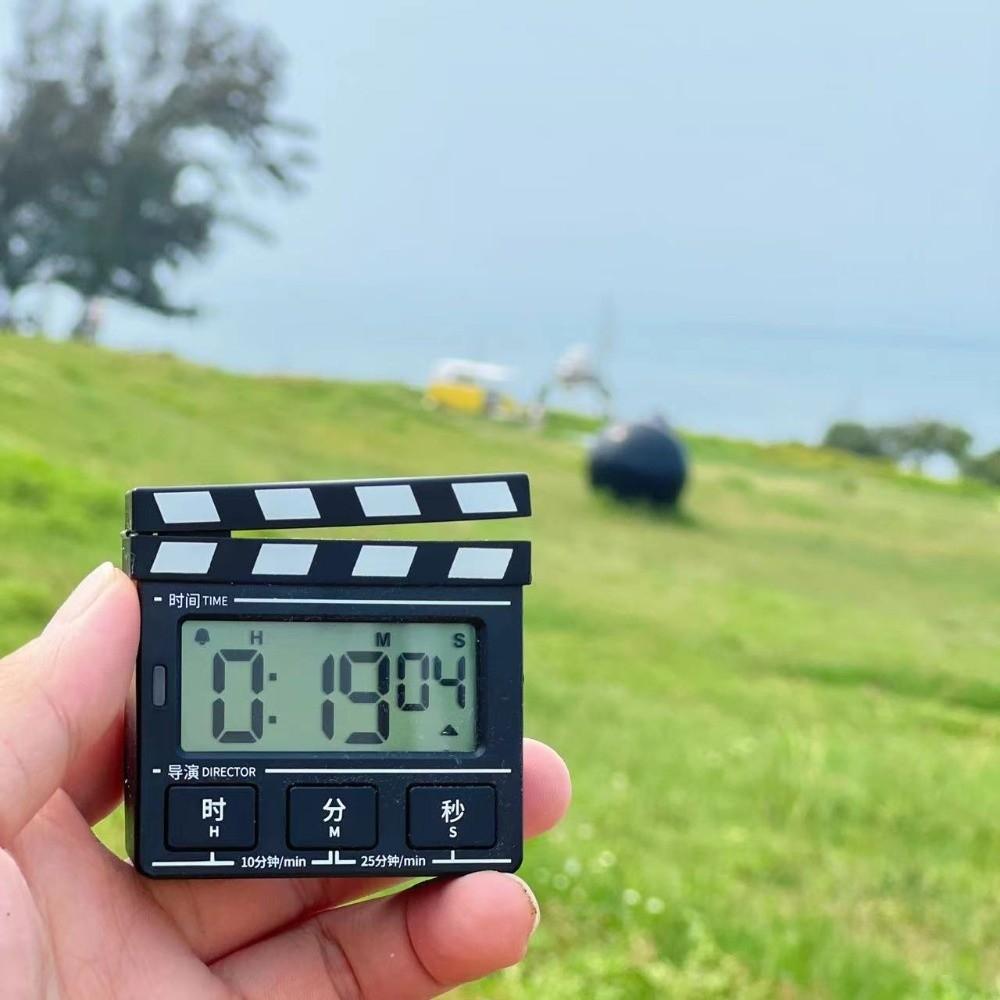 Vintage Movie Clapper Board Timer Multifunctional Magnetic Cooking Timer  Cooking