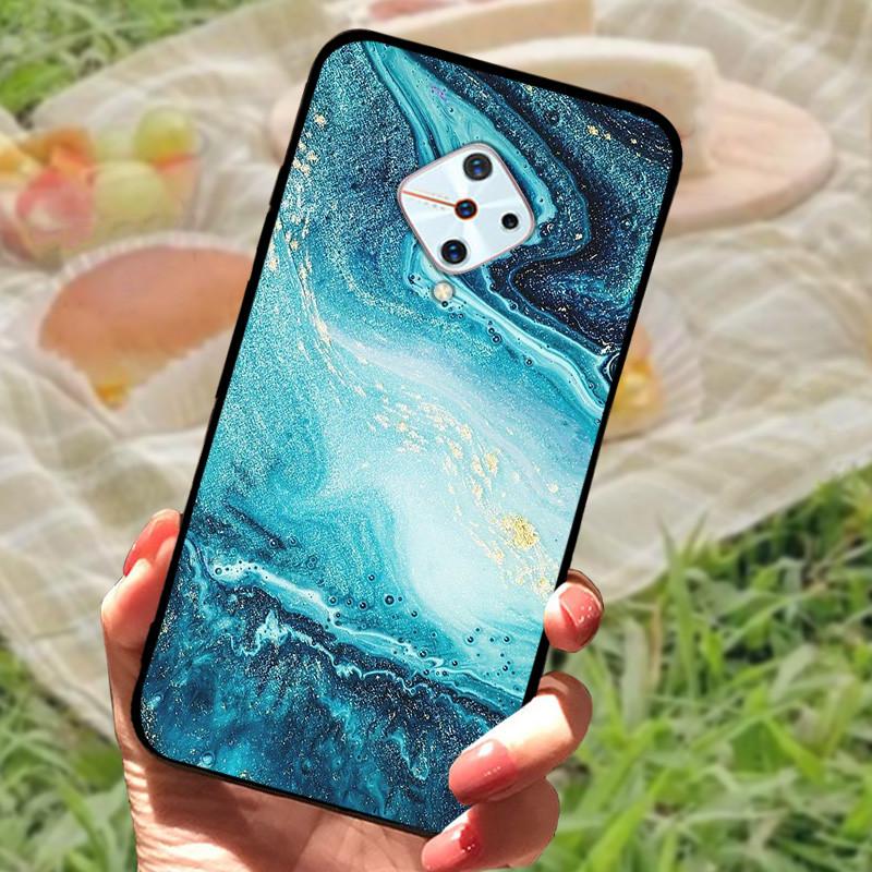 For Vivo V17 Russia Case Vivo 1920 TPU Soft Silicone Marble Phone Case For Vivo S1 Pro Fundas V1945A V1945T Cover Coque Shells