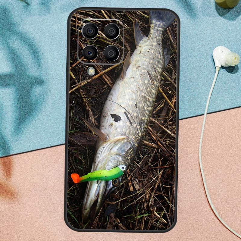 

Pike Fish Fishing Bait Case For Samsung Galaxy M31 M11 M21 M14 M34 M54 M12 M32 M52 M15 M13 M16 M36 M56 M53 M35 M55 Samsung M21