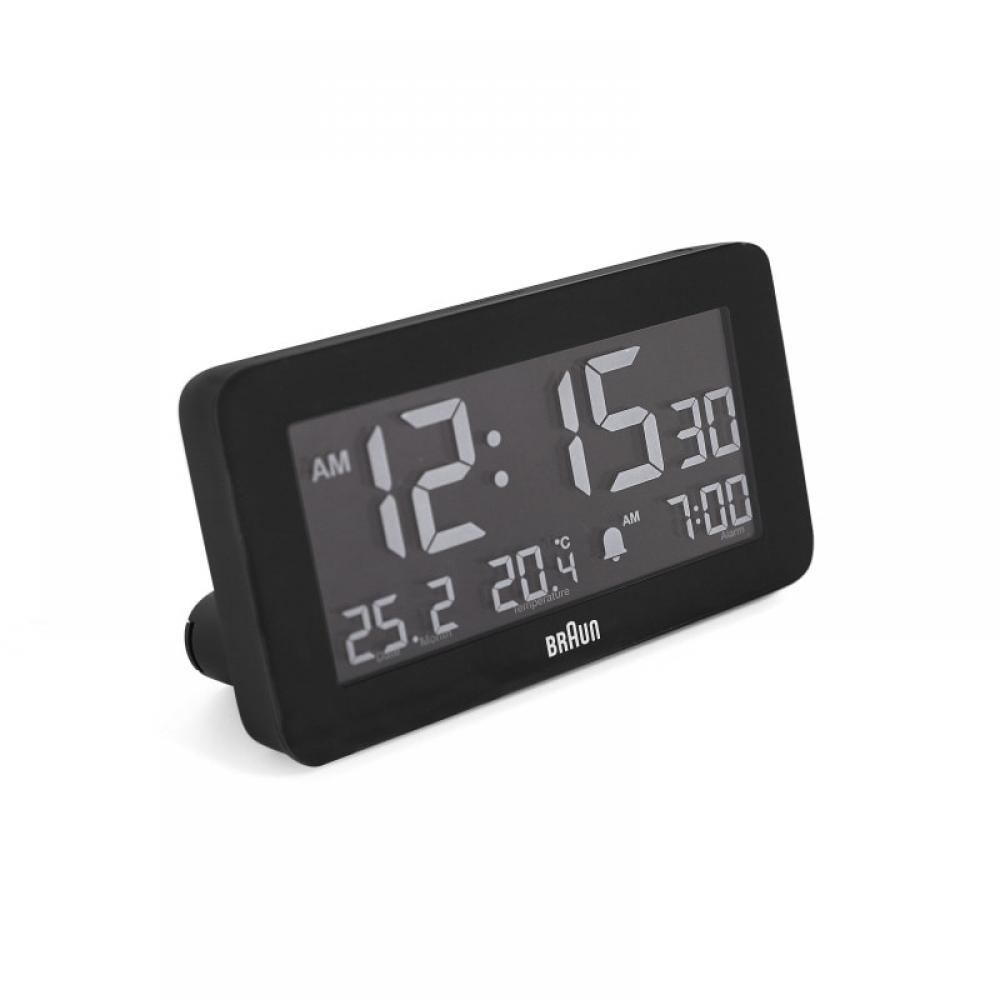 Braun Bc10b Digital Crescendo Alarm Weather Public Desk Clock
