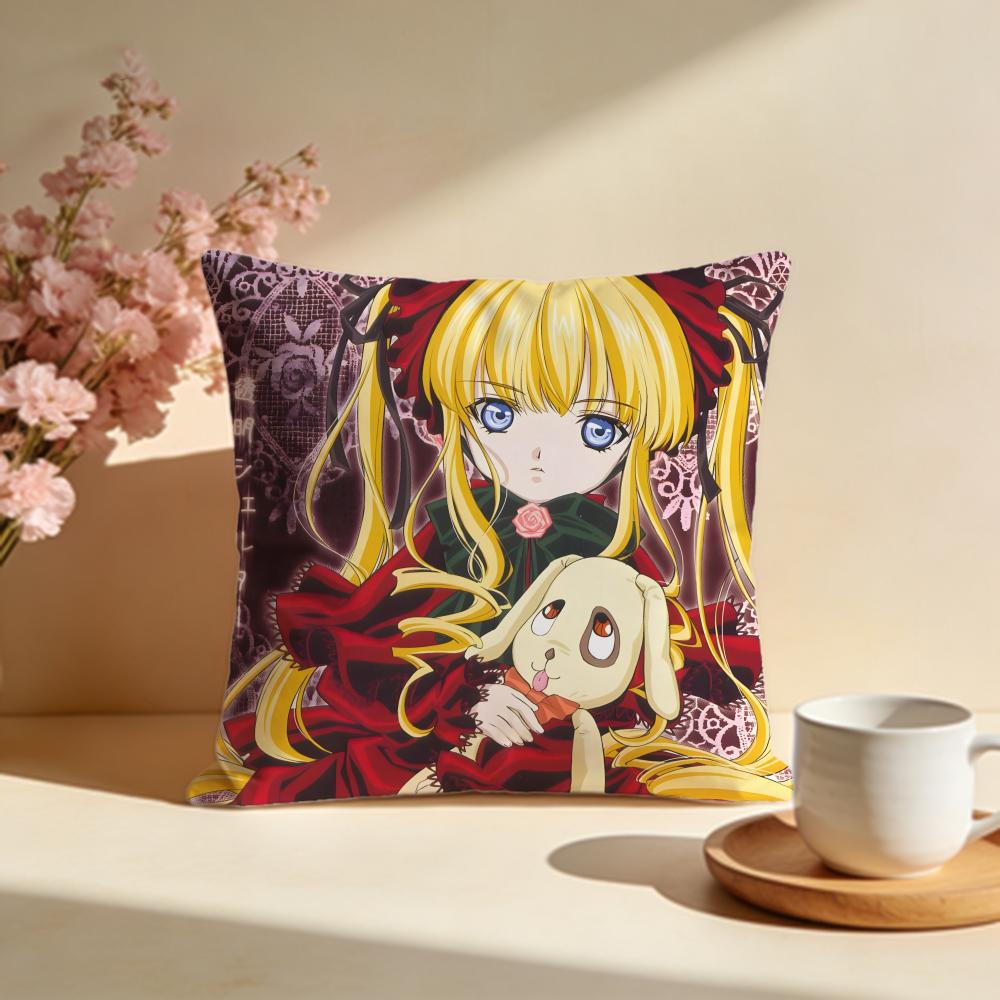 Beliebte RRozen Maiden Volle Kissenhülle Stilvolle Waschbare Kissenhülle Ideal für Sofa Schlafzimmer Auto Dekoration