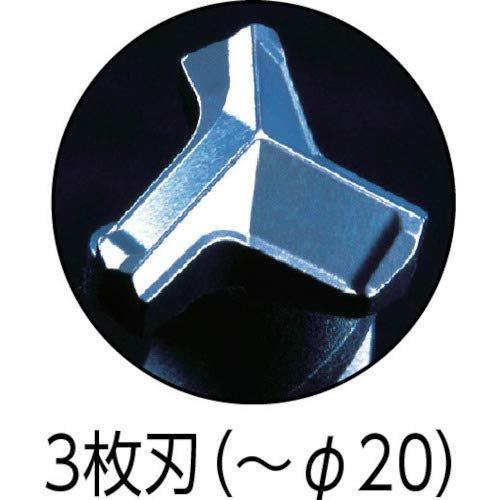 Miyanaga DLHEX260 Deltagon Bit Hex Shank Concrete Drill Bit 26.0mm 5-Cutter for Masonry, Brick, Stone, and Deck Plate
