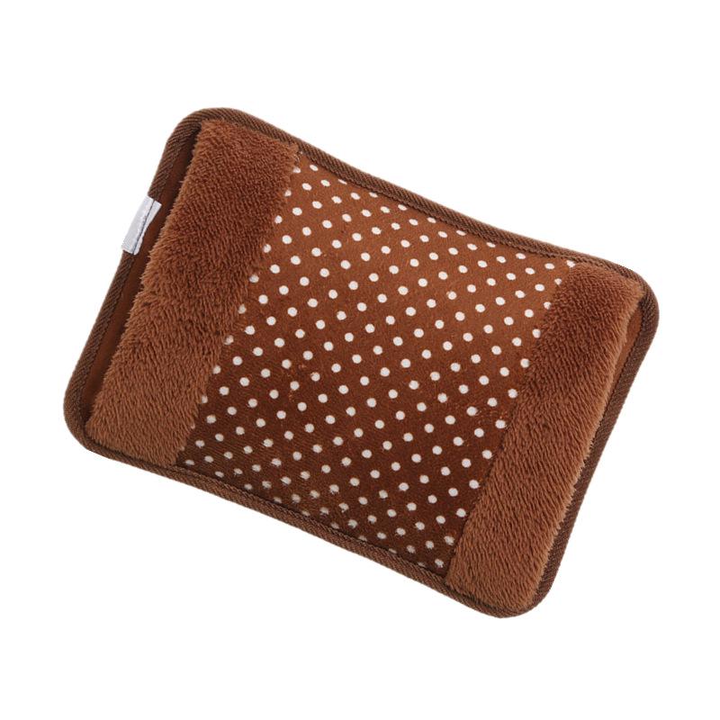 Wiederaufladbarer explosionsgeschützter elektrischer Handwärmer mit Kaninchenfell - Wärmflasche für Winterbettwäsche