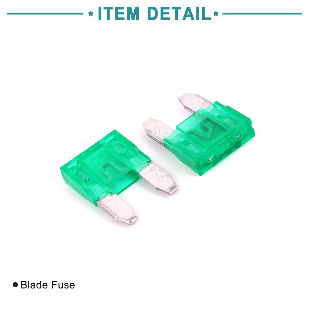 ACROPIX 100pcs Fuse Car Truck SUV 30A Green