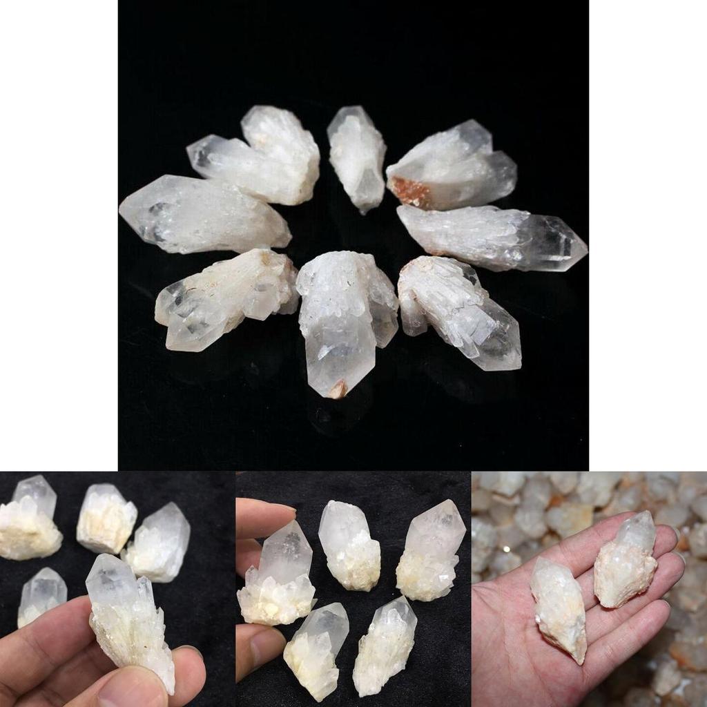 Natural Pineapple Crystal Point Cluster Wand Beautiful Quartz Mineral Healing Specimen