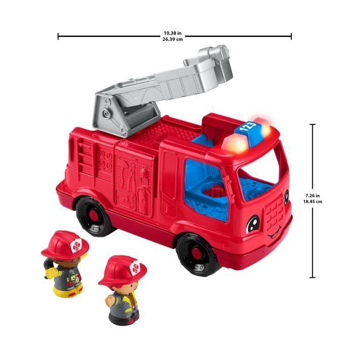 Fisher-Price-Little People-Camion de pompiers version multilingue HYR88
