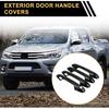 4pcs Exterior Door Handle Cover Car Door Handle Protector for Toyota Tacoma 2016-2023 Car Door Handle Protector with Keypad ABS Black