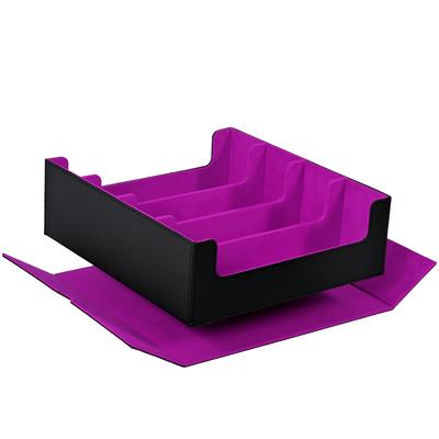 Card Storage Box,Holds 2400+ Single Sleeved Cards, PU Leather Card Box, Fits for TCG, Magic Cards, Baseball and Sports Cards