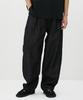 ERRORS EXCEPTED Ldp128Bk Pleated Linen Denim Pants (Black)