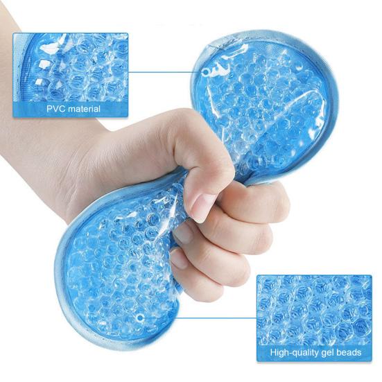 Cooling Gel Eye Cover Men Women Hot Cold Compress Eye Cover Face Shield Reusable Post Surgery Puffiness Allergies Relief Ice Eye Pack