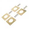 Metal Entrance Plate Birdhouse Protector Rust-resistant Coating