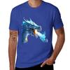 Ice dragon. T-Shirt customs design your own cotton graphic tees cute clothes customizeds tee shirts for men