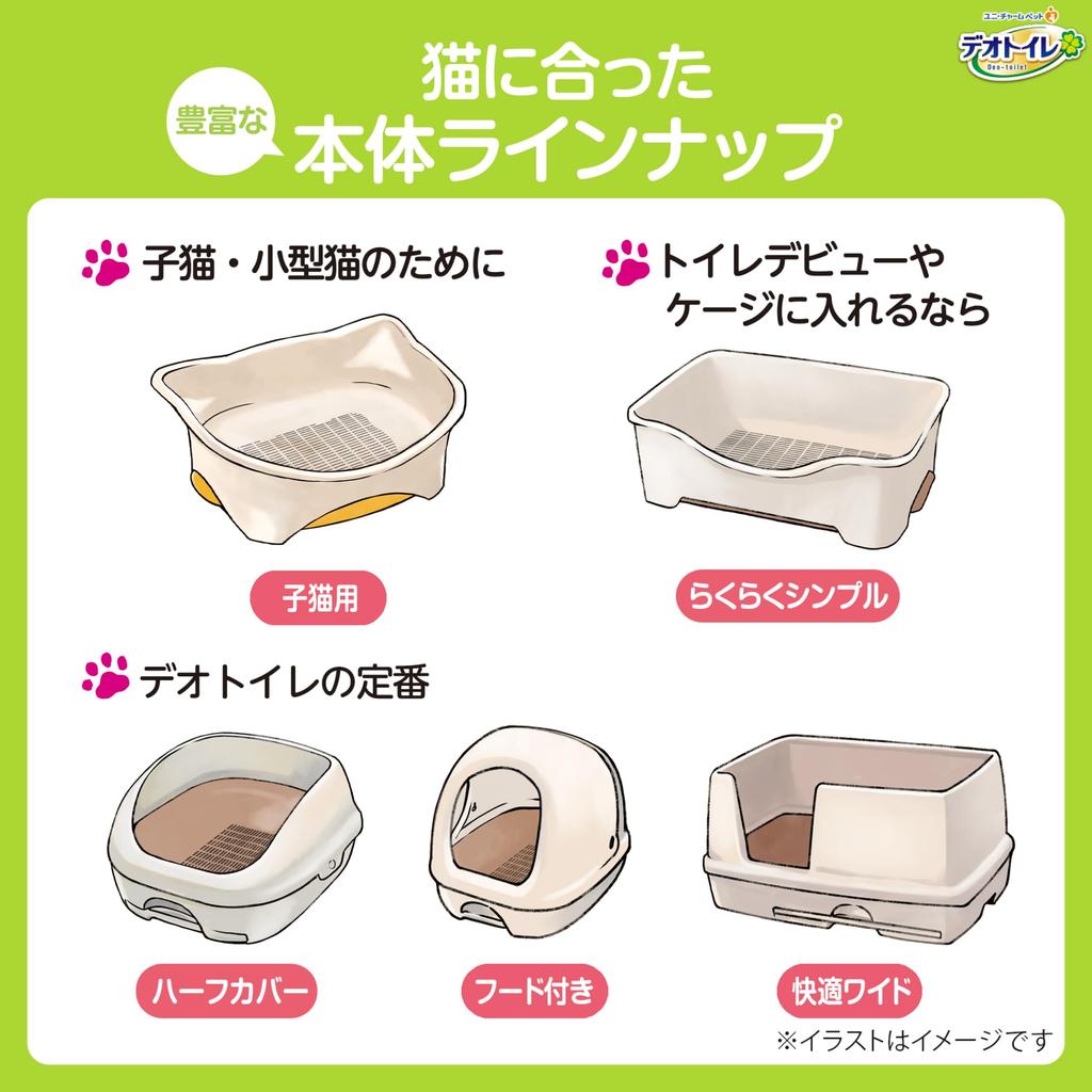 Those Switching from Clumping Cat Deodorizing Cat Litter Box Set with Approximately 1 Supply of Cat Litter and Simple Design In Natural and Easy To