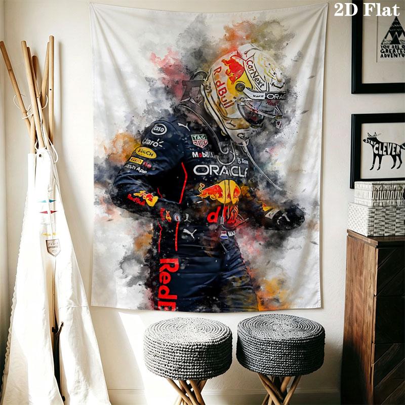 VER Race Maestro Wall Tapestry Aesthetic Wall Hanging Printed Fabric Blanket Decorative Tapestries for Bedroom Living Room Home Decor