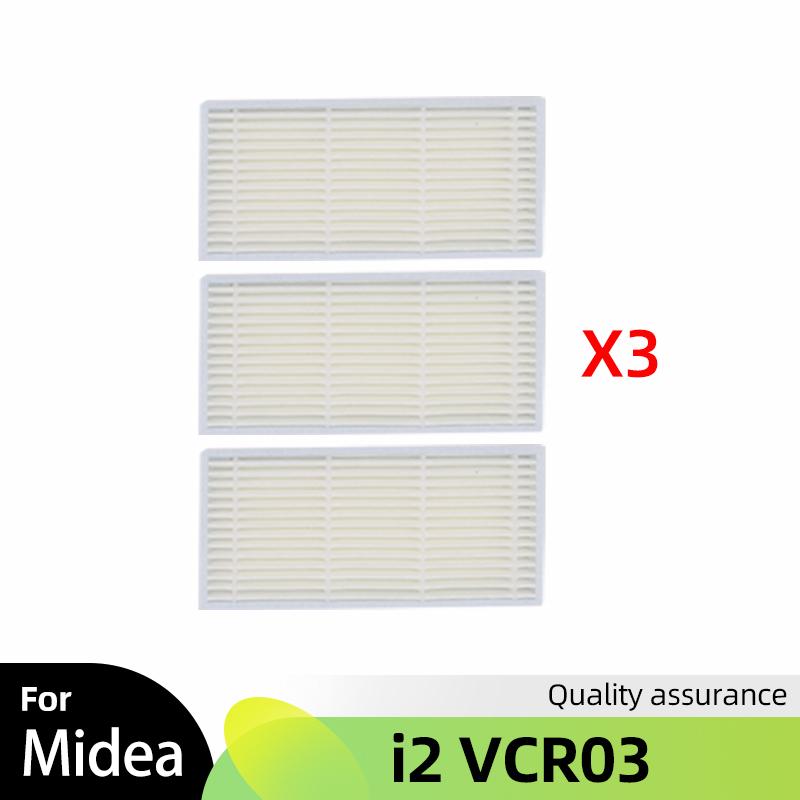 Hepa Filter Side Brush Mop Cloth Rag Kit Replacement for Midea i2 VCR03 Robotic Vacuum Cleaner Spare Part Accessories
