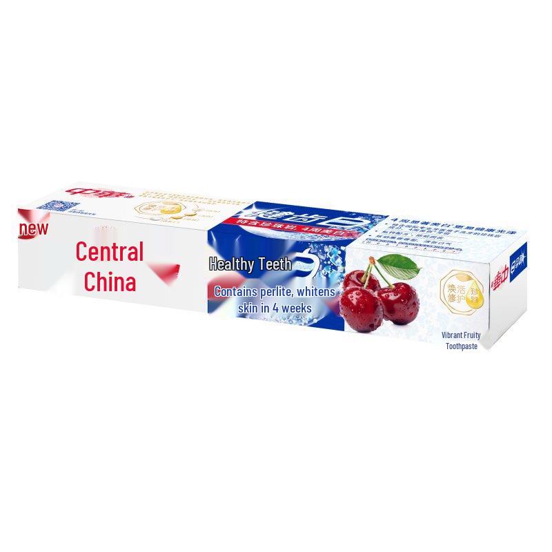 Zhonghua Healthy White Baking Soda Fruit Toothpaste, 200g 3-Pack