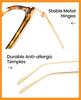 Clear Blue Light UV Unisex Eyeglasses [Cyxus] Stylish, Oversized, Lenses, Cut, Protection, (8169T10 Tortoiseshell)