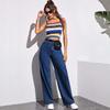 High-Waist Wide-Leg Jeans for Women - Slimming Straight Fit for Petite Pear-Shaped Figures, Perfect for Spring and Autumn 2025.