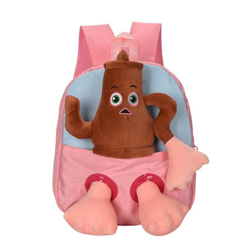 Tungtung Sahur Plush Childrens Backpack With Insulated Lightweight Design For Kindergarten
