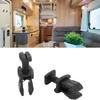 4PCS Black PP Refrigerator Vent Latch Split Open Design Vent Grille Fastener  RV Refrigerator Repair