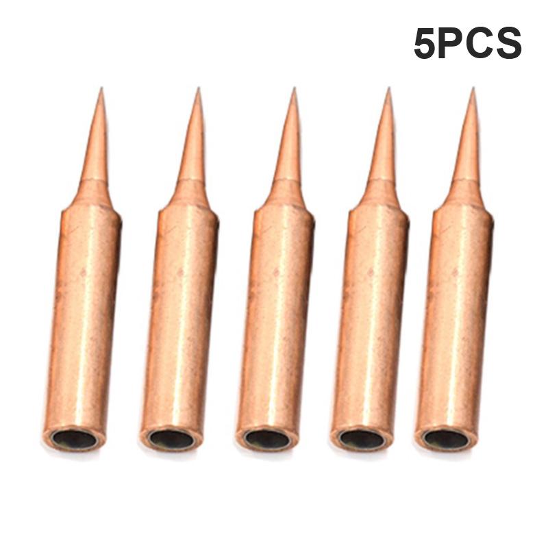 

5-10Pcs Soldering Iron Pure Copper 900M Soldering Iron Head Set Inside A1