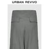 UR Women's Fall 2025 Casual Workwear Pleated Wide-Leg Pants